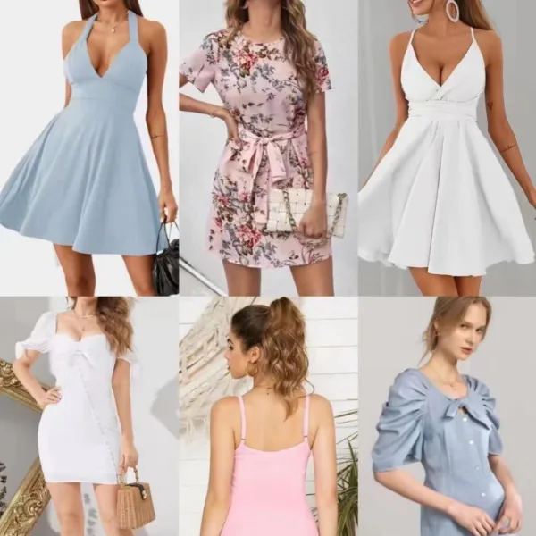 Yimi Wholesale: Women’s Assorted Apparel Bundle – Mixed Tops, Tees & Casual Dresses